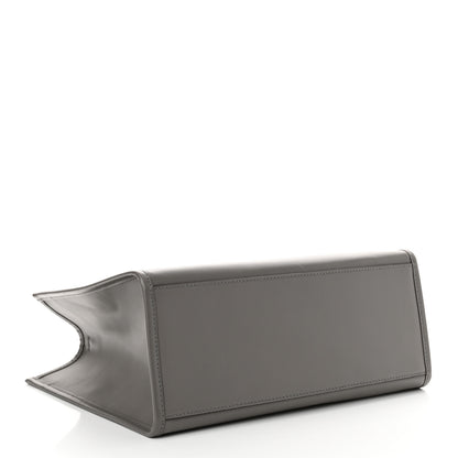 Fendi Vitello King Plexiglass Logo Embossed Medium Fendi Sunshine Shopper Tote Moon 4 of 13