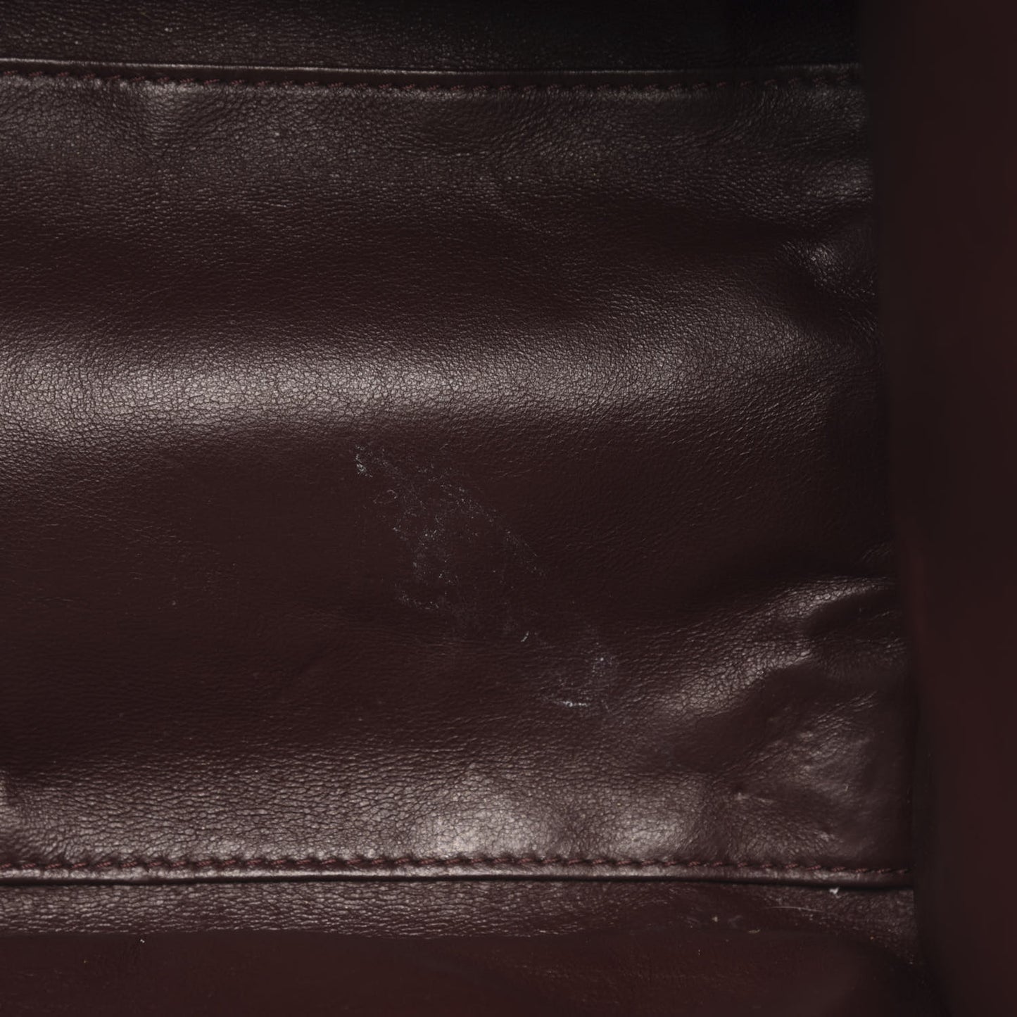 Satin Calfskin Suede Mini Tri-Color Luggage Beige