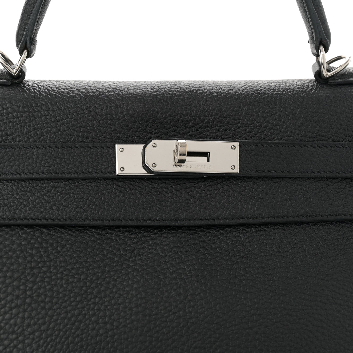 Hermes Togo Kelly Retourne 32 Black 8 of 12