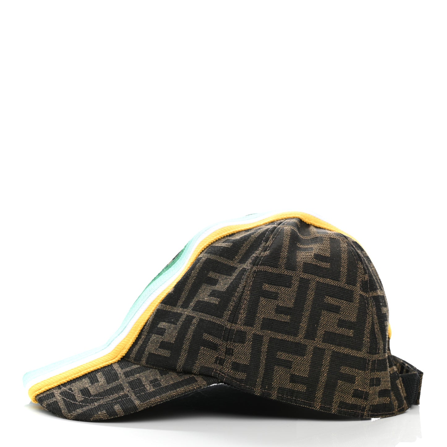 Canvas Zucca FF Kids Striped Baseball Hat Tobacco Multicolor
