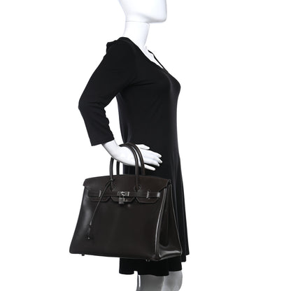 Hermes Box Birkin 35 Chocolate 2 of 16