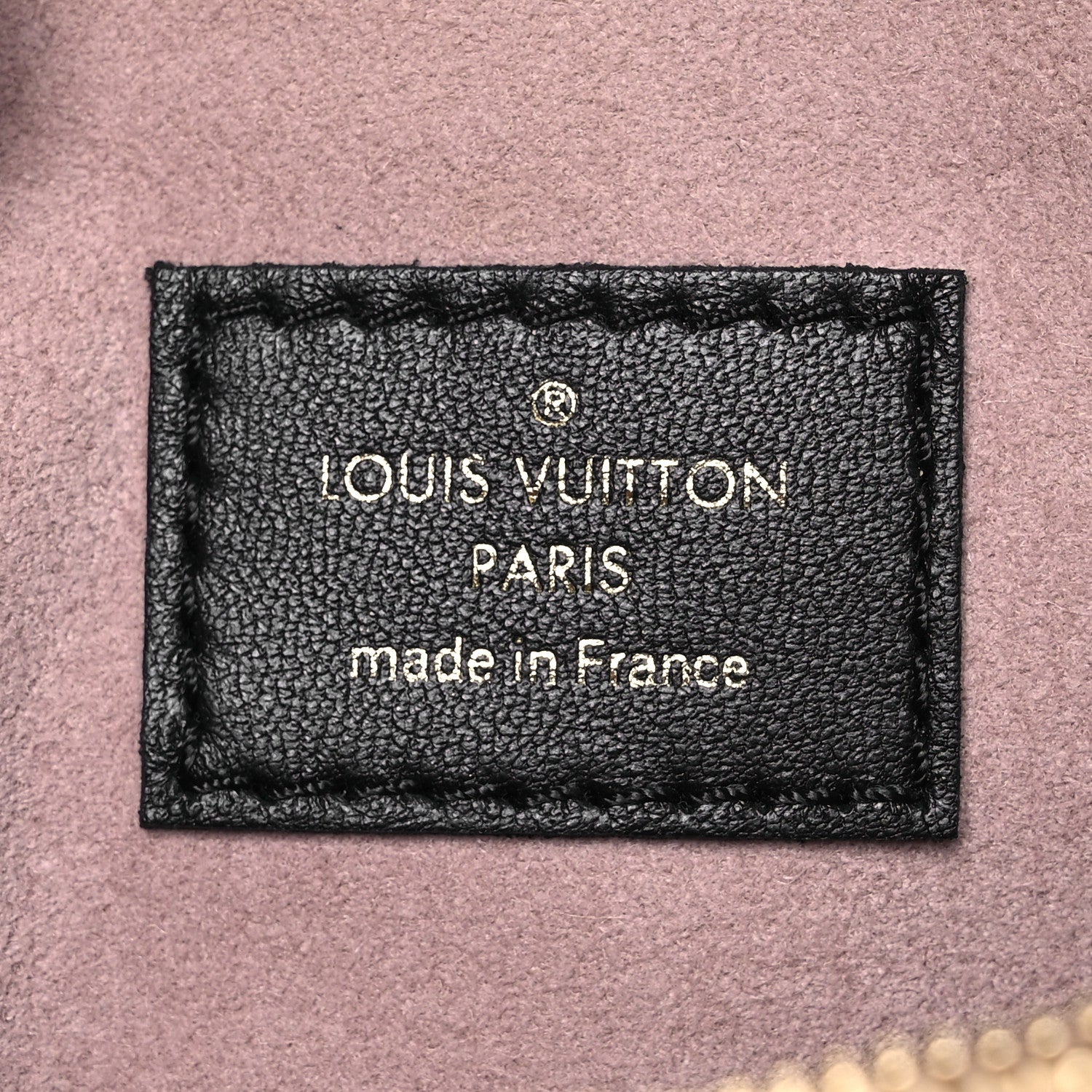 Louis Vuitton Lambskin Embossed Monogram Coussin PM Black 8 of 13
