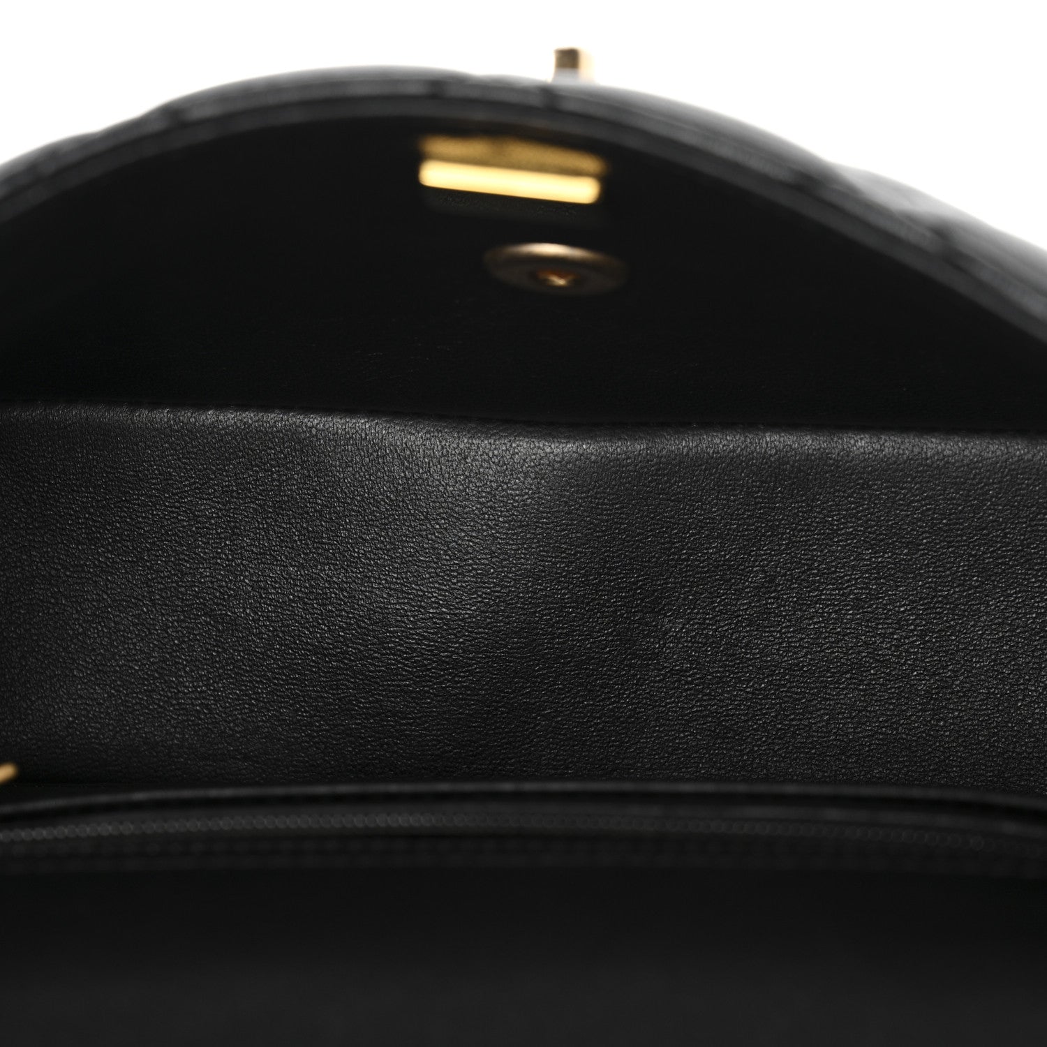 Chanel Shiny Lambskin Quilted Pearl Twist Mini Square Flap Black 5 of 11
