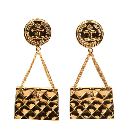 Chanel 2.55 Flap Clip On Earrings 1 of 5