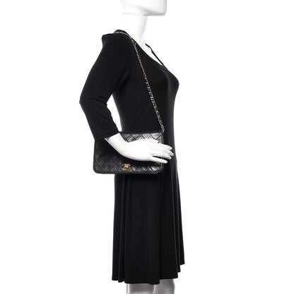 Chanel Lambskin Quilted Small Single Flap Black 2 of 11