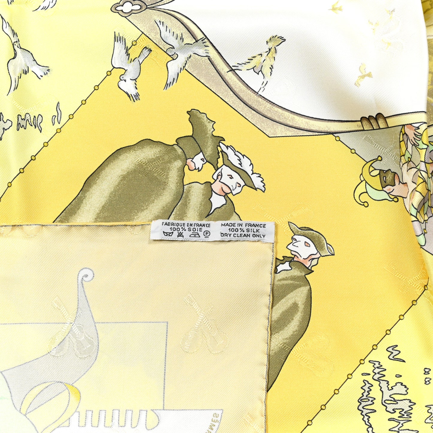 Silk Le Carnaval de Venise Scarf 90