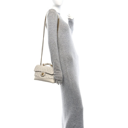 Chanel Iridescent Caviar Quilted Medium Globe Trotter Flap White 2 of 10