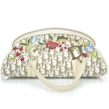 Christian Dior Monogram Vintage Flowers Frame Satchel 1 of 8