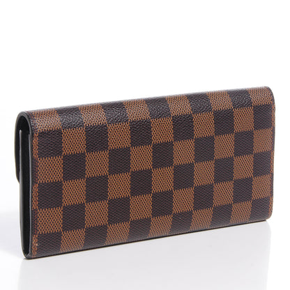 Louis Vuitton Damier Ebene Emilie Wallet 3 of 8