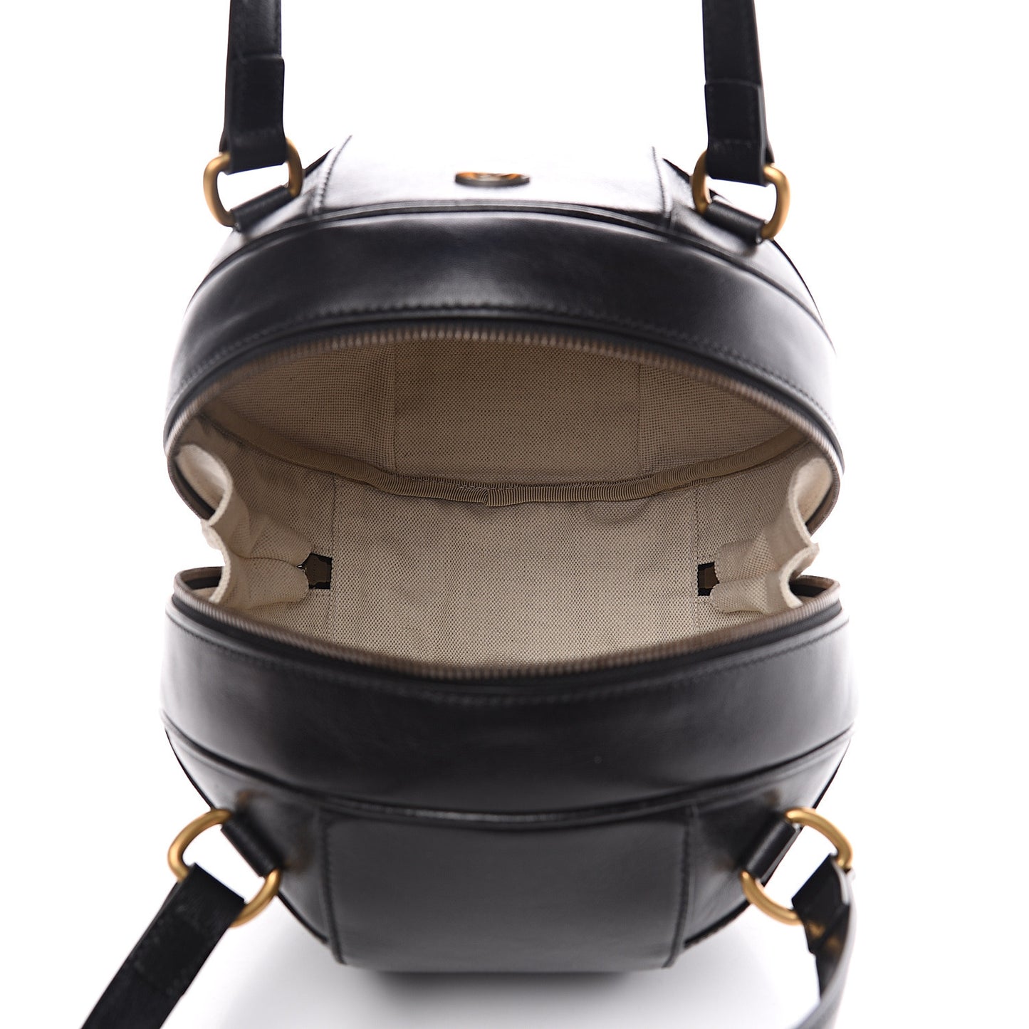 Piuma Lux Energy Tifosa Basketball Shaped Shoulder Bag Black