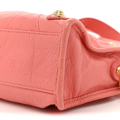 Balenciaga Agneau Giant 12 Gold Hardware Mini City Rose Azalee Rose Jaipur 8 of 16