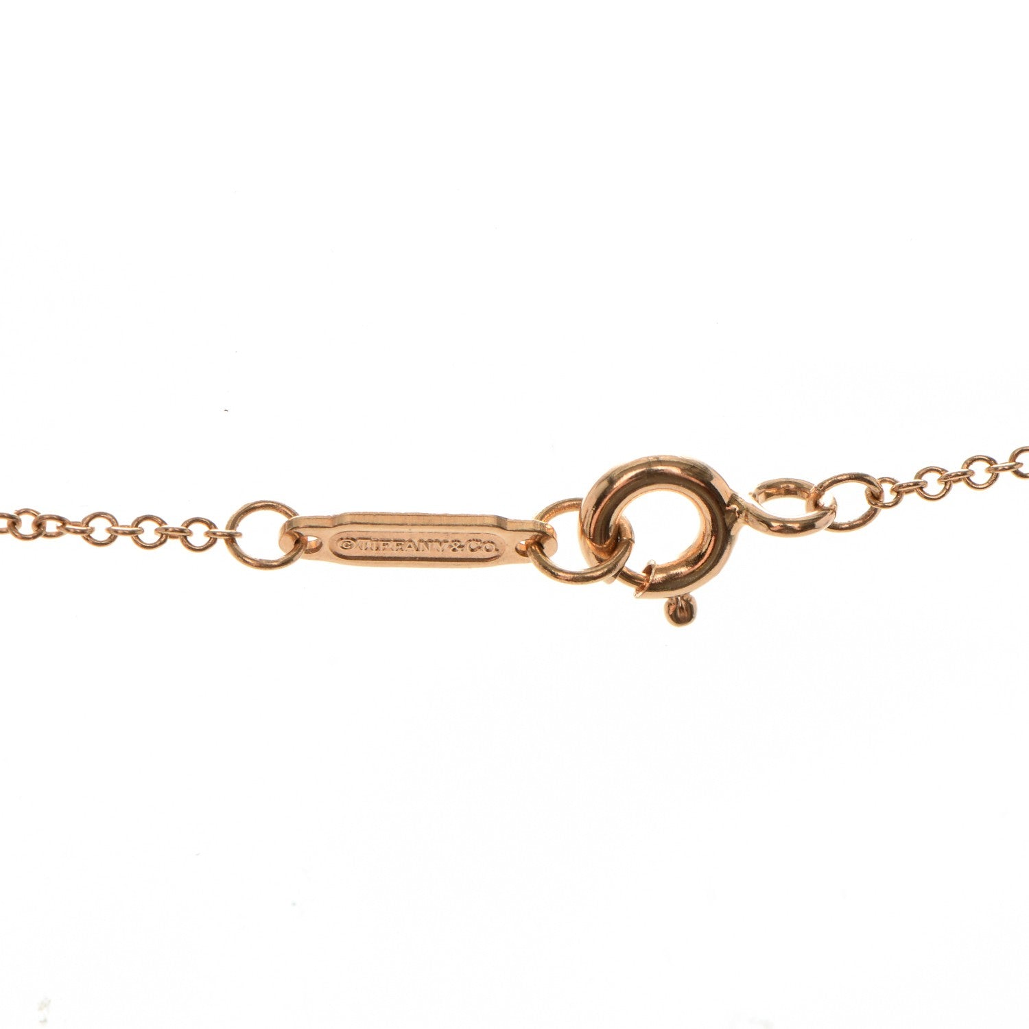 Tiffany 18K Rose Gold Infinity Endless Necklace 6 of 7