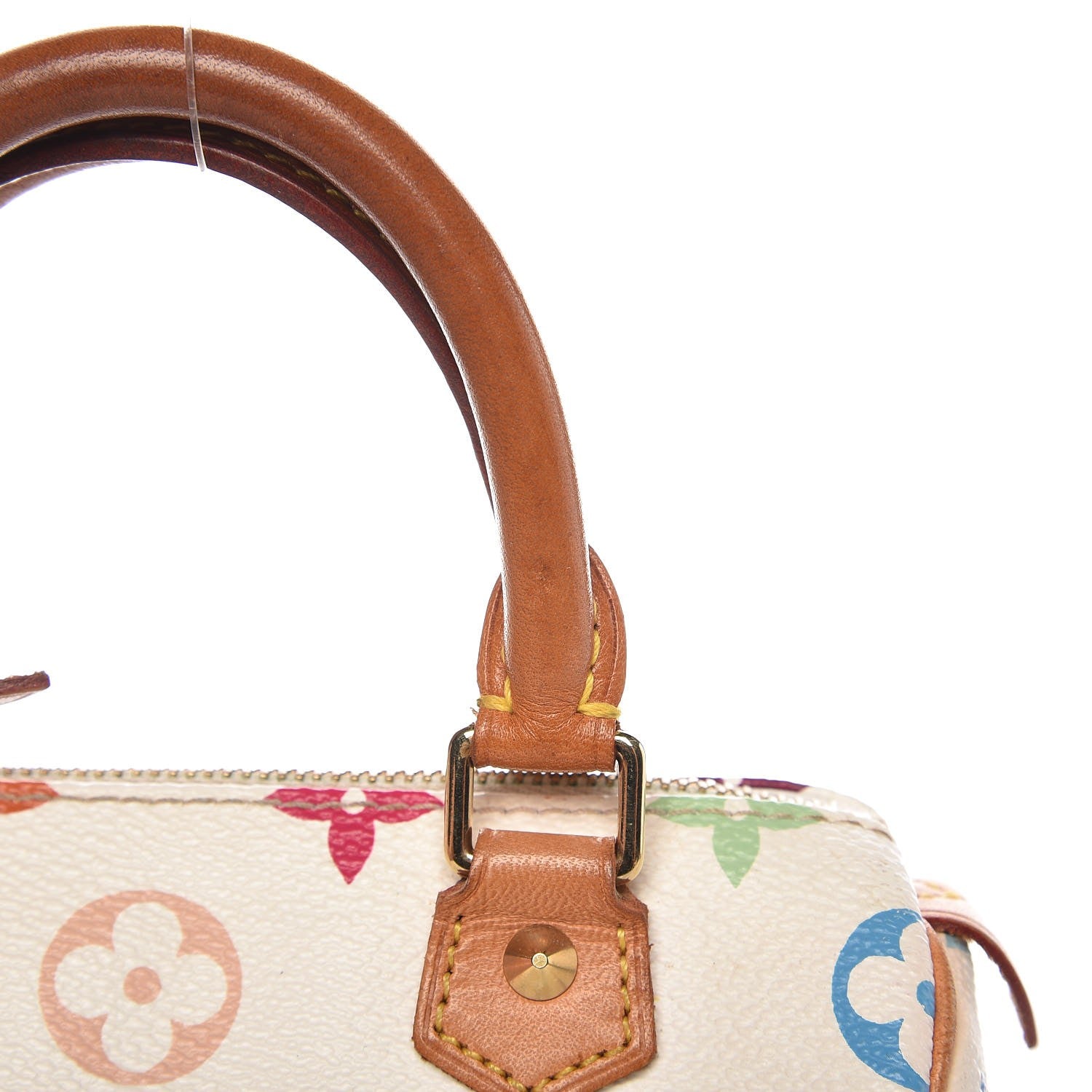 Louis Vuitton Monogram Multicolor Mini Sac HL Speedy White 13 of 14