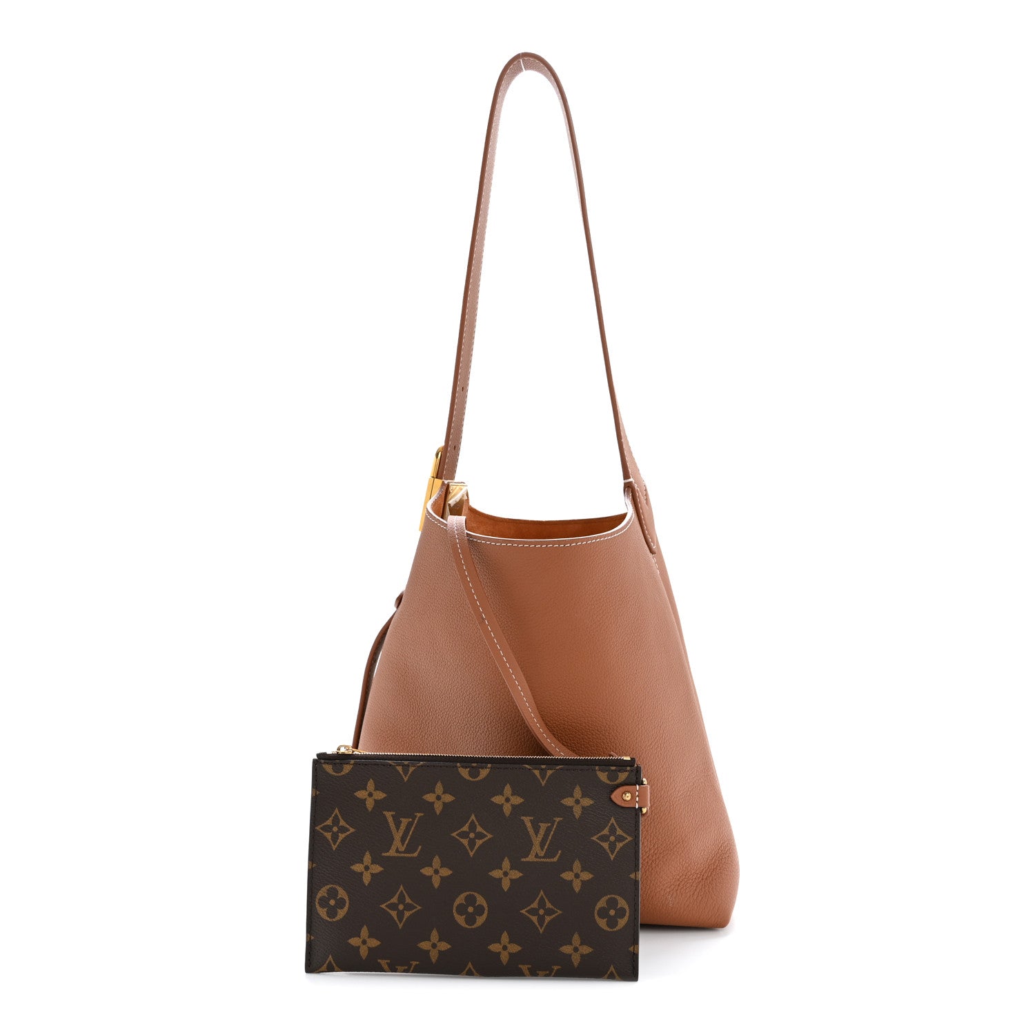 Louis Vuitton ブラウンレザービジネスバッグ 中古・古着通販】LOUIS VUITTON (ルイ ヴィトン) LOUIS VUITTON(ルイ