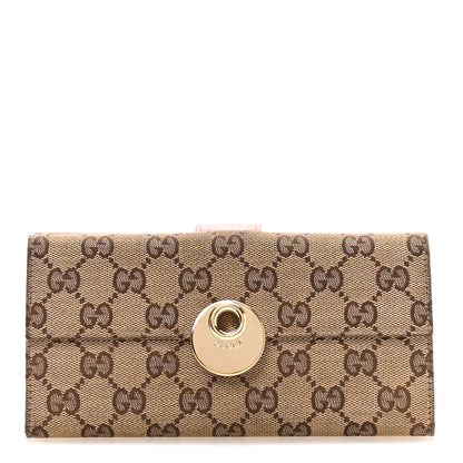 Gucci Monogram Eclipse Continental Wallet Pink 1 of 8