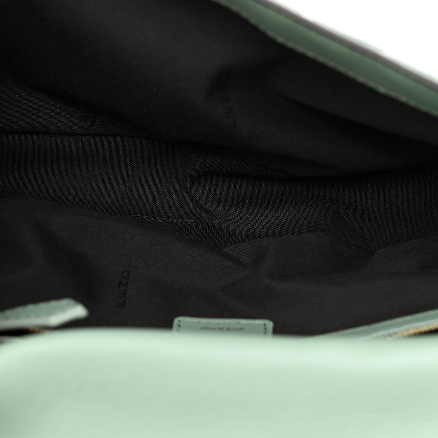 Nappa FF 1974 Embossed Baguette Menta