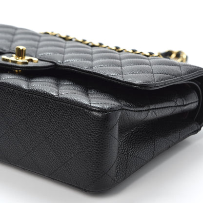 Chanel Caviar Quilted Medium Double Flap Black 6 of 9