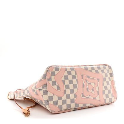 Louis Vuitton Damier Azur Tahitienne Neverfull MM 5 of 12