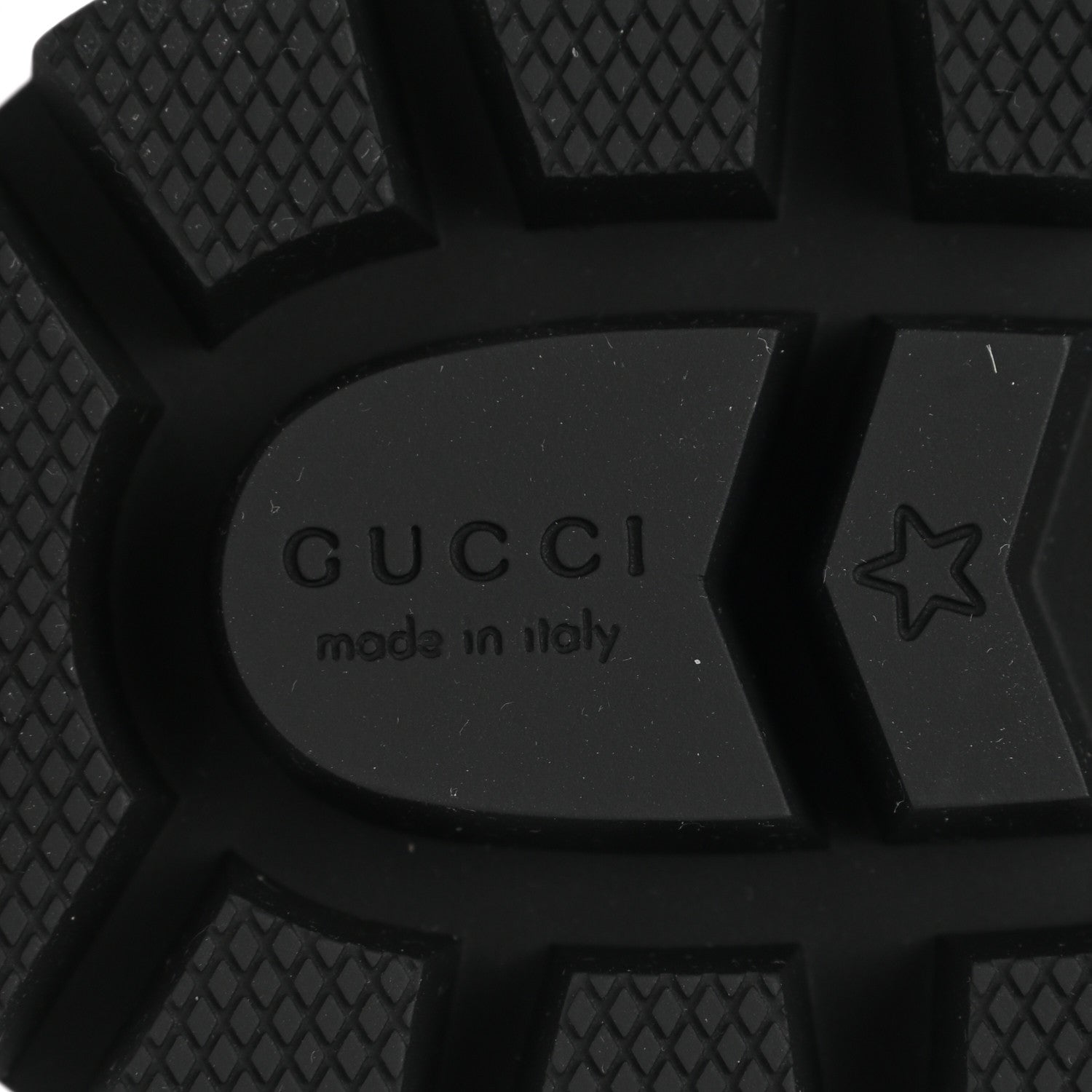 Gucci Nappa Frances GG Matelasse Platform Combat Boots 38.5 Black 6 of 9