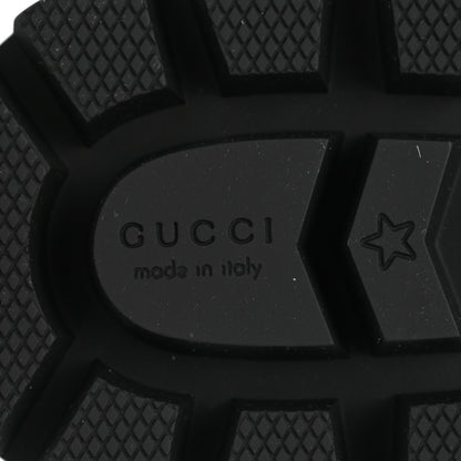 Gucci Nappa Frances GG Matelasse Platform Combat Boots 38.5 Black 6 of 9