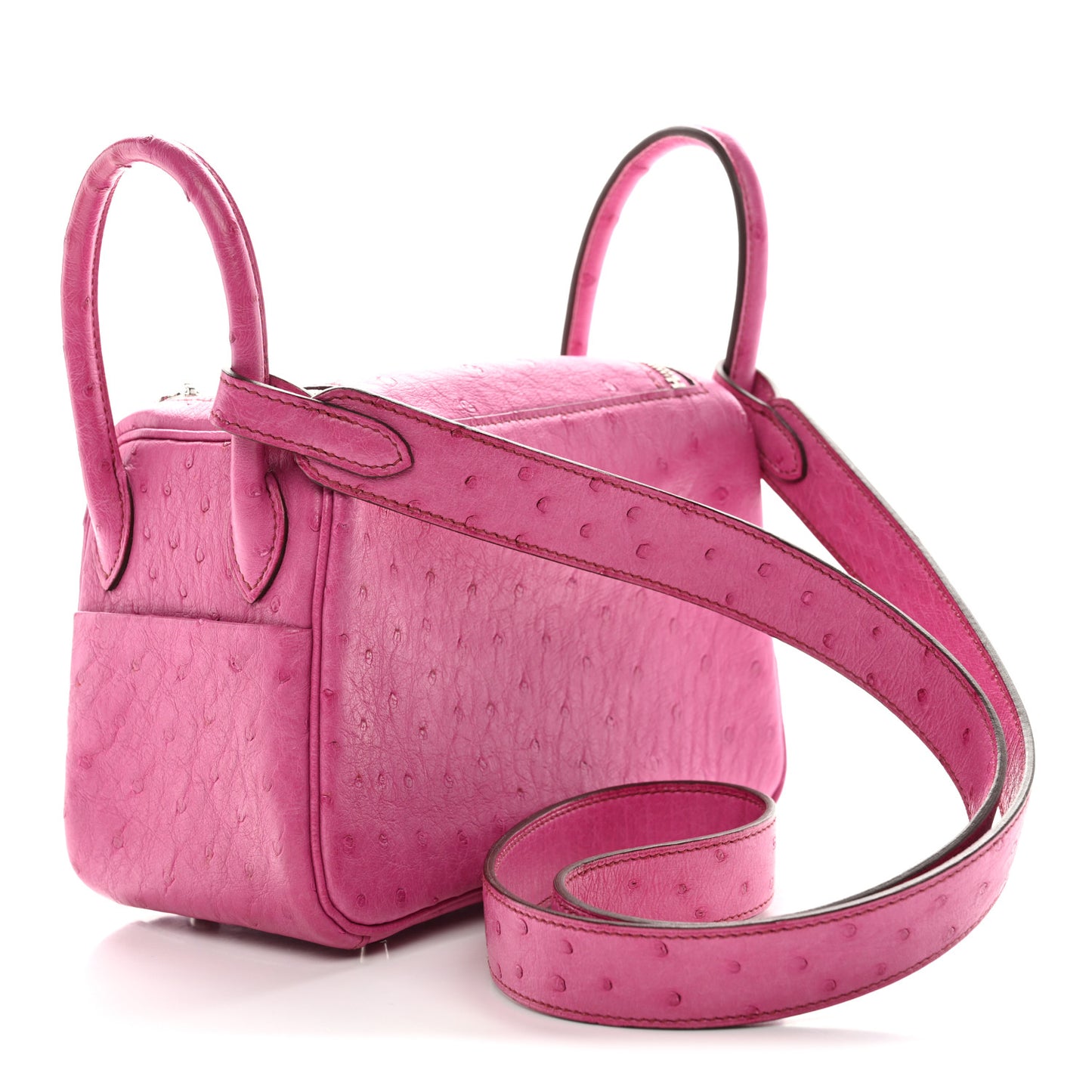 Ostrich Mini Lindy 20 Fuchsia