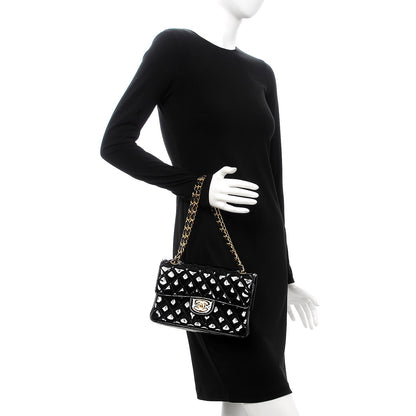 Chanel Patent Quilted Small Double Sided Flap Black 2 of 14