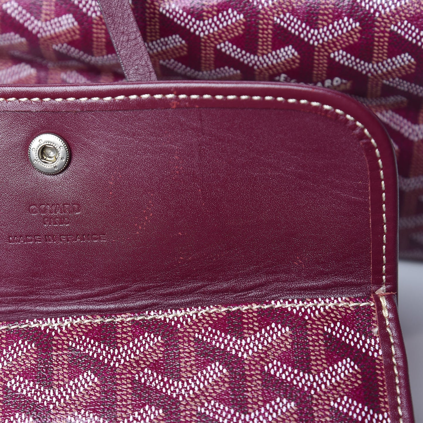 Goyardine Saint Louis PM Burgundy
