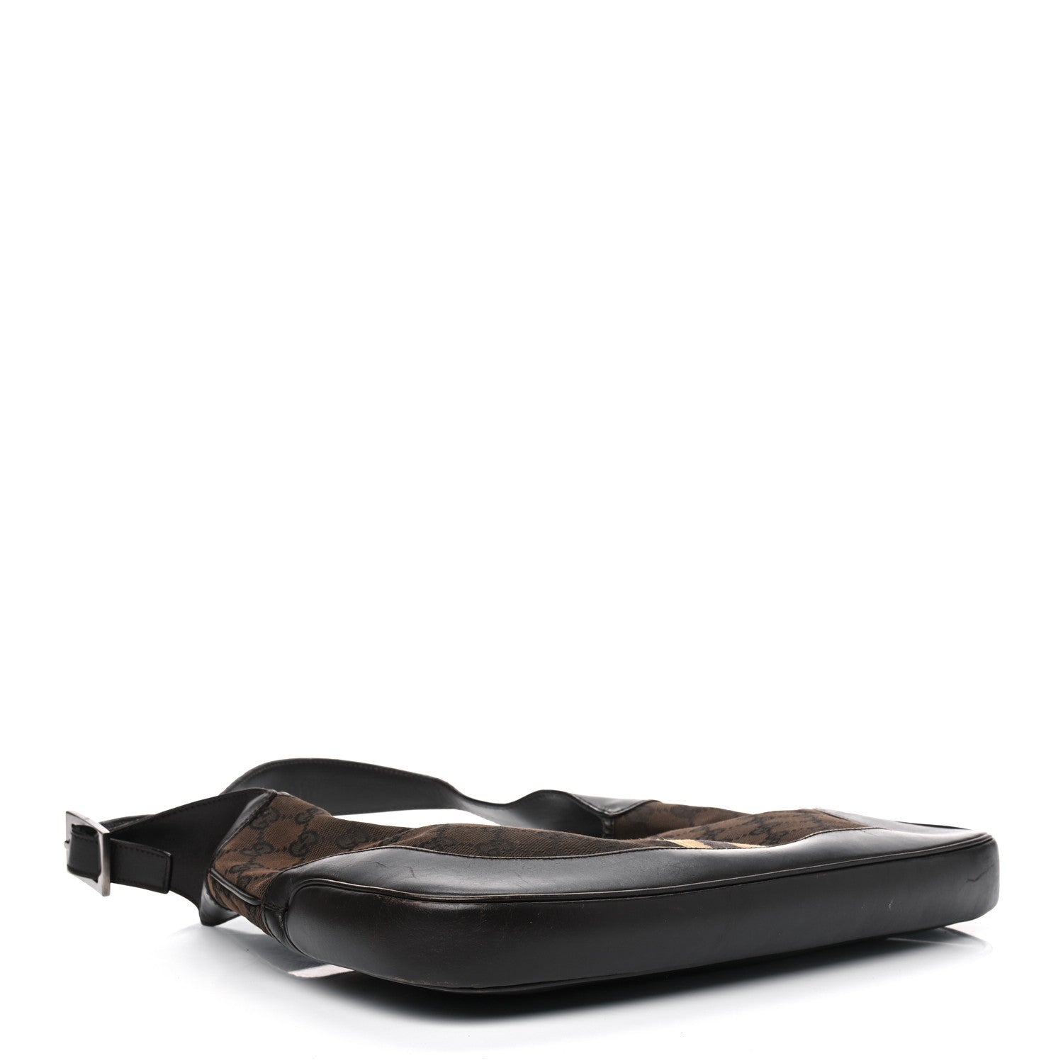 Gucci Monogram Web Small Jackie O Hobo Dark Brown 3 of 18