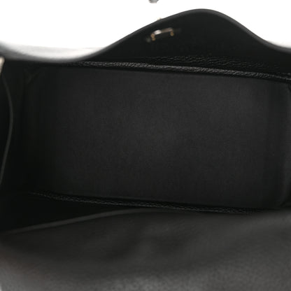 Hermes Taurillon Clemence Lindy 26 Black 5 of 12