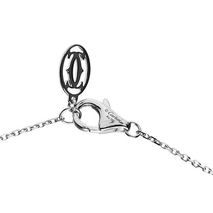 Cartier 18K White Gold Diamond XS D'Amour Pendant Necklace 5 of 6