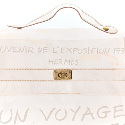 Hermes Vinyl Souvenir De L'Exposition Kelly Transparent 6 of 13