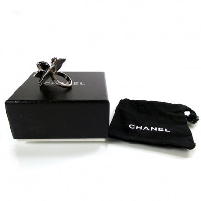 Chanel Camellia Ring Black 6 2 of 4