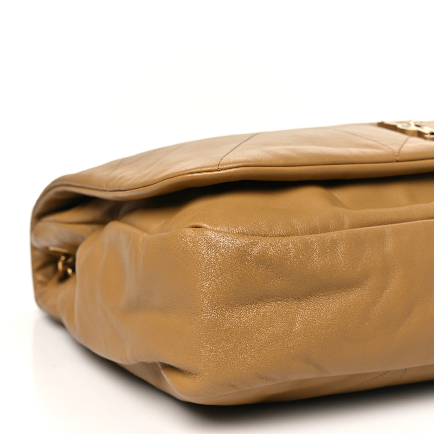 Saint Laurent Lambskin Matelasse Monogram Large Jamie 4.3 Tabac Brown 9 of 10