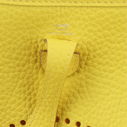 Hermes Taurillon Clemence Evelyne TPM Limoncello 7 of 10