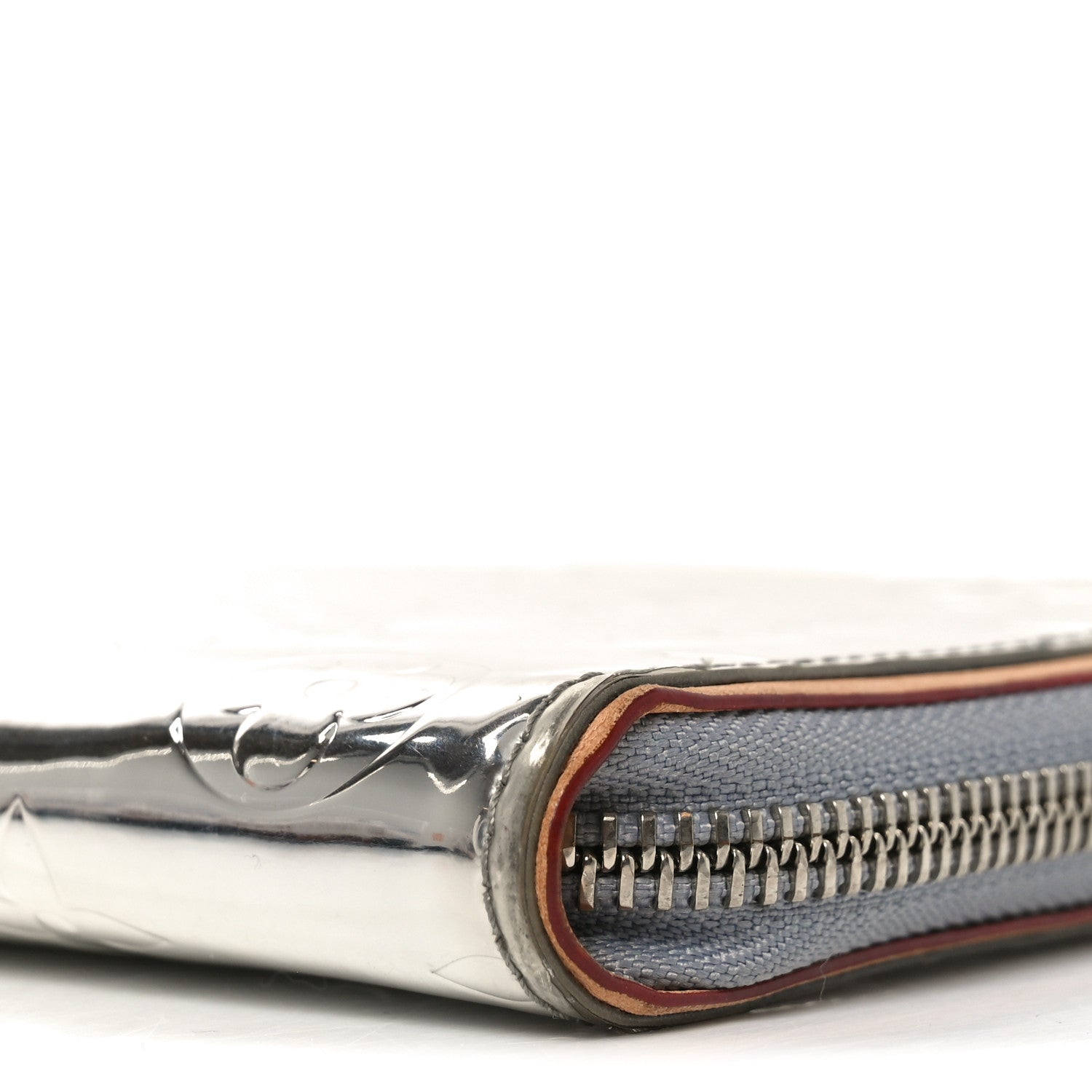 Louis Vuitton Monogram Mirror Zippy Wallet Silver 1868420