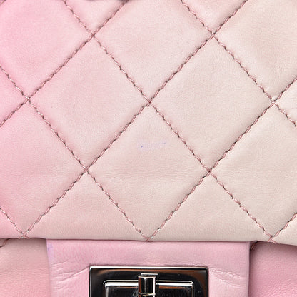 Chanel Lambskin Degrade Quilted 2.55 Reissue 227 Flap Pink 14 of 21