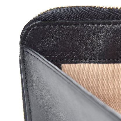 Chloe Smooth Calfskin Logo Vick Zip Card Case Full Blue 7 of 10