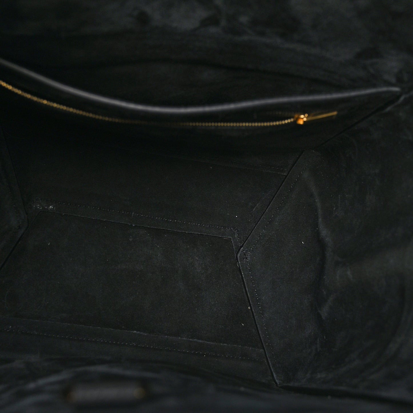 Soft Grained Calfskin Sangle Bucket Bag Black