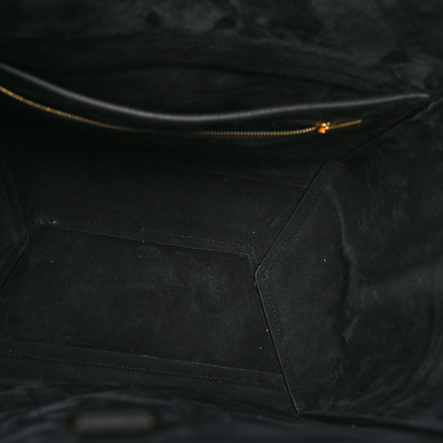 Celine Soft Grained Calfskin Sangle Bucket Bag Black 5 of 12