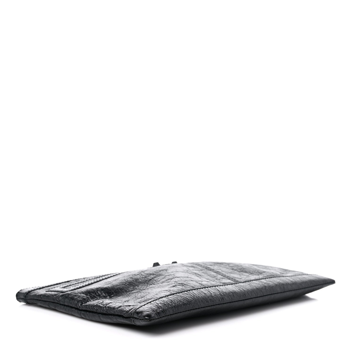 Balenciaga Agneau Arena Classic Hardware Clutch Black 4 of 8