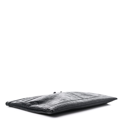 Balenciaga Agneau Arena Classic Hardware Clutch Black 4 of 8
