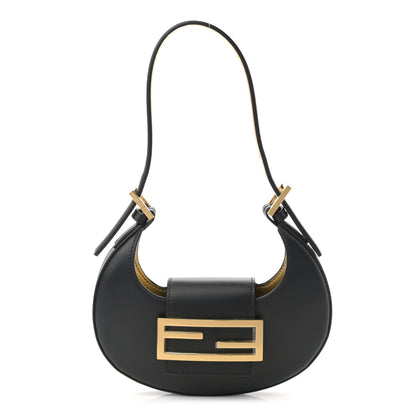 Fendi Vitello King Mini Cookie Hobo Bag Black 1 of 11