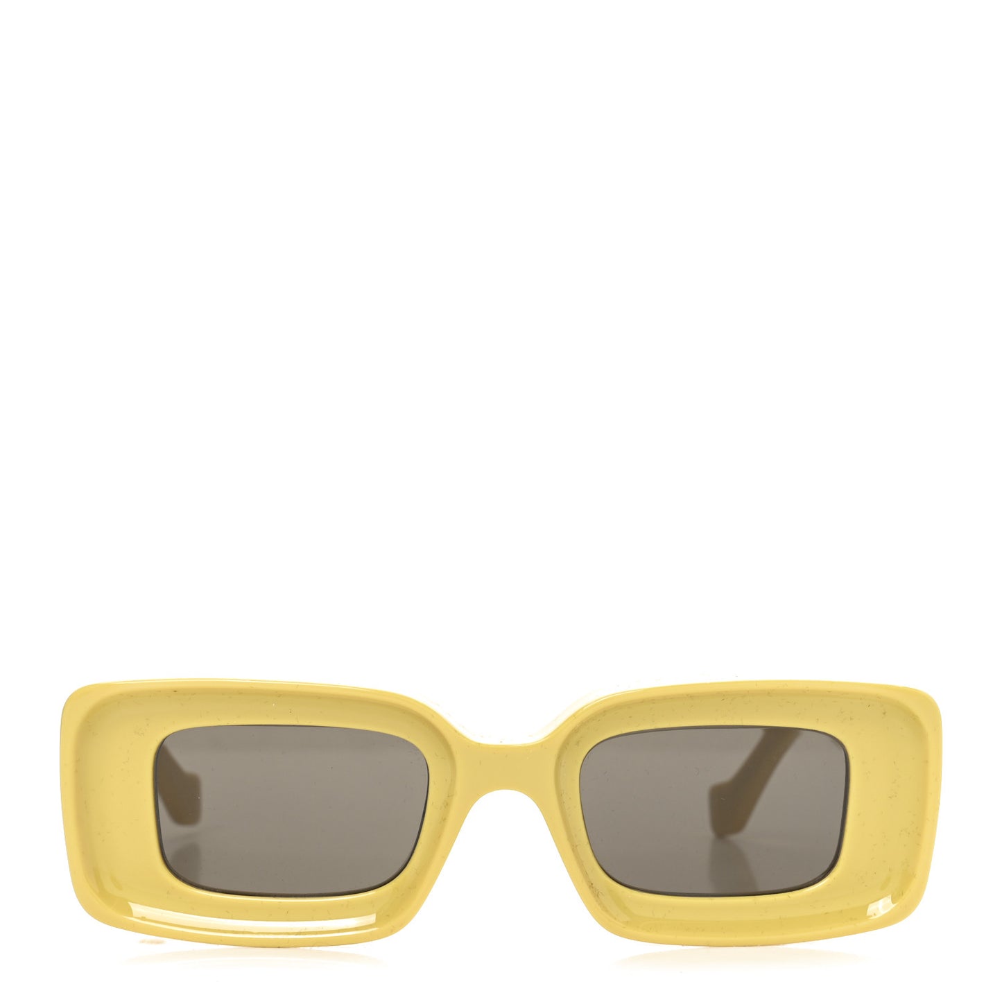 Acetate Anagram Rectangle Sunglasses LW40404I Yellow