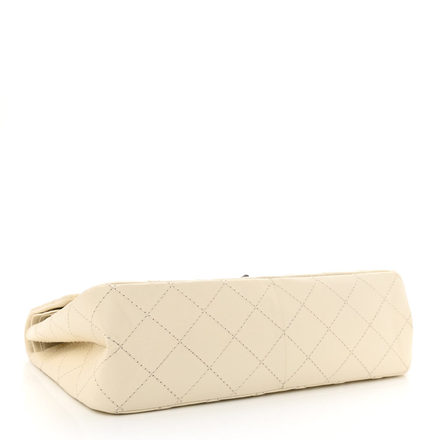Aged Calfskin Quilted 2.55 Reissue 227 Flap White