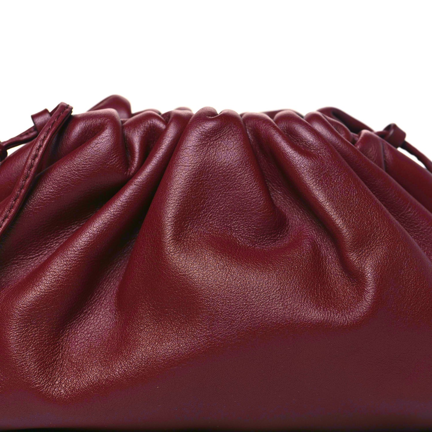 Butter Calfskin The Mini Pouch Bordeaux