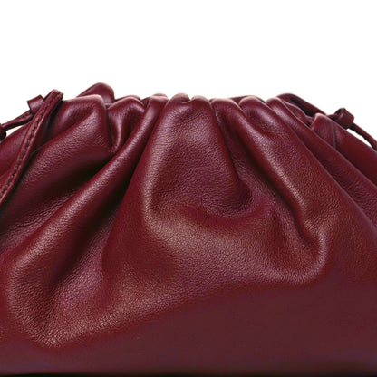 Bottega Veneta Butter Calfskin The Mini Pouch Bordeaux 8 of 10