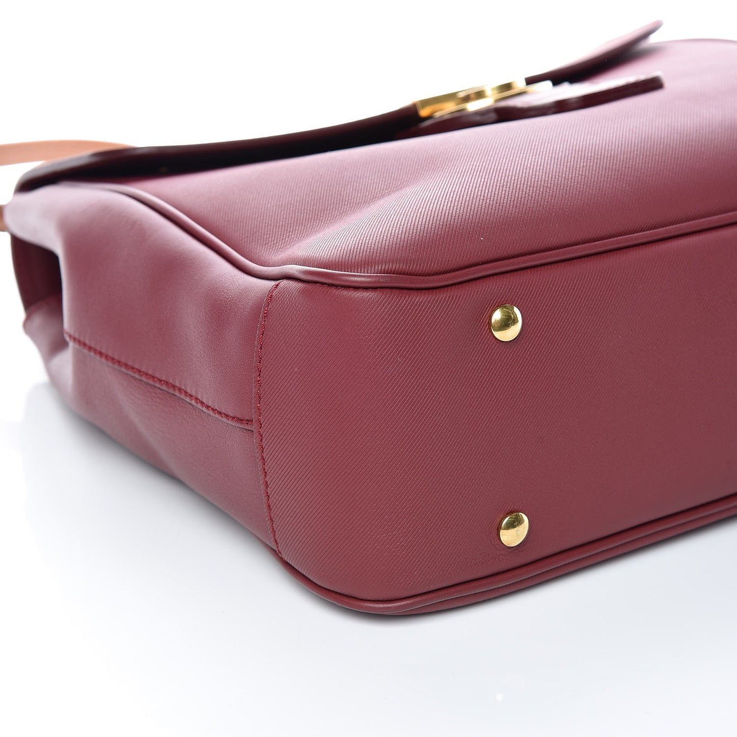 Trench Calfskin Large DK88 Top Handle Bag Antique Red