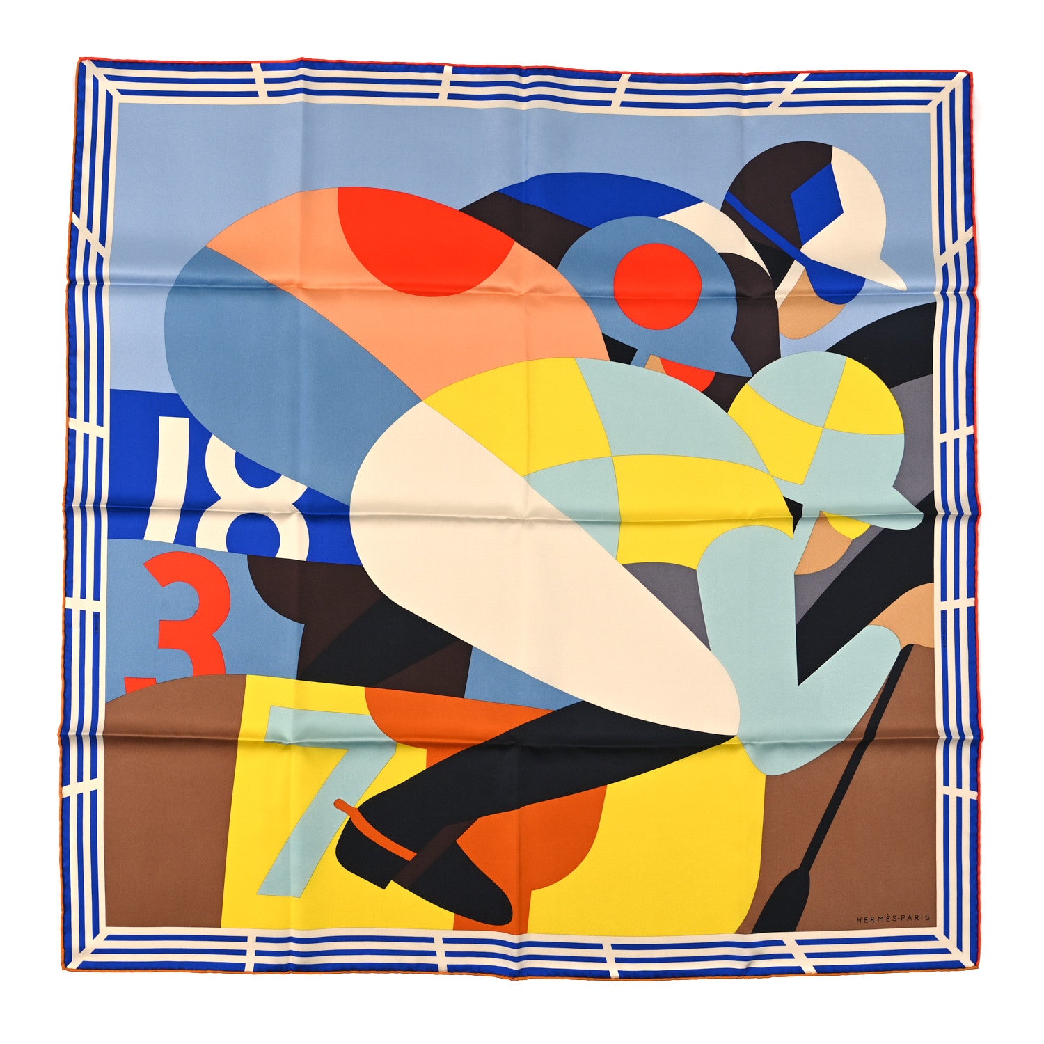 Hermes Silk 18-3-7 Scarf 90 1 of 3