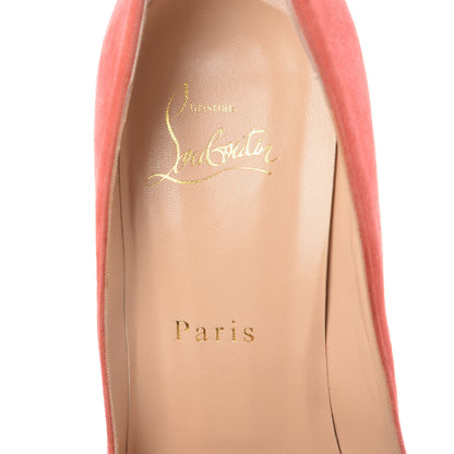 Christian Louboutin Suede Pigalle Follies 100 Pumps 38 Charlotte 7 of 8