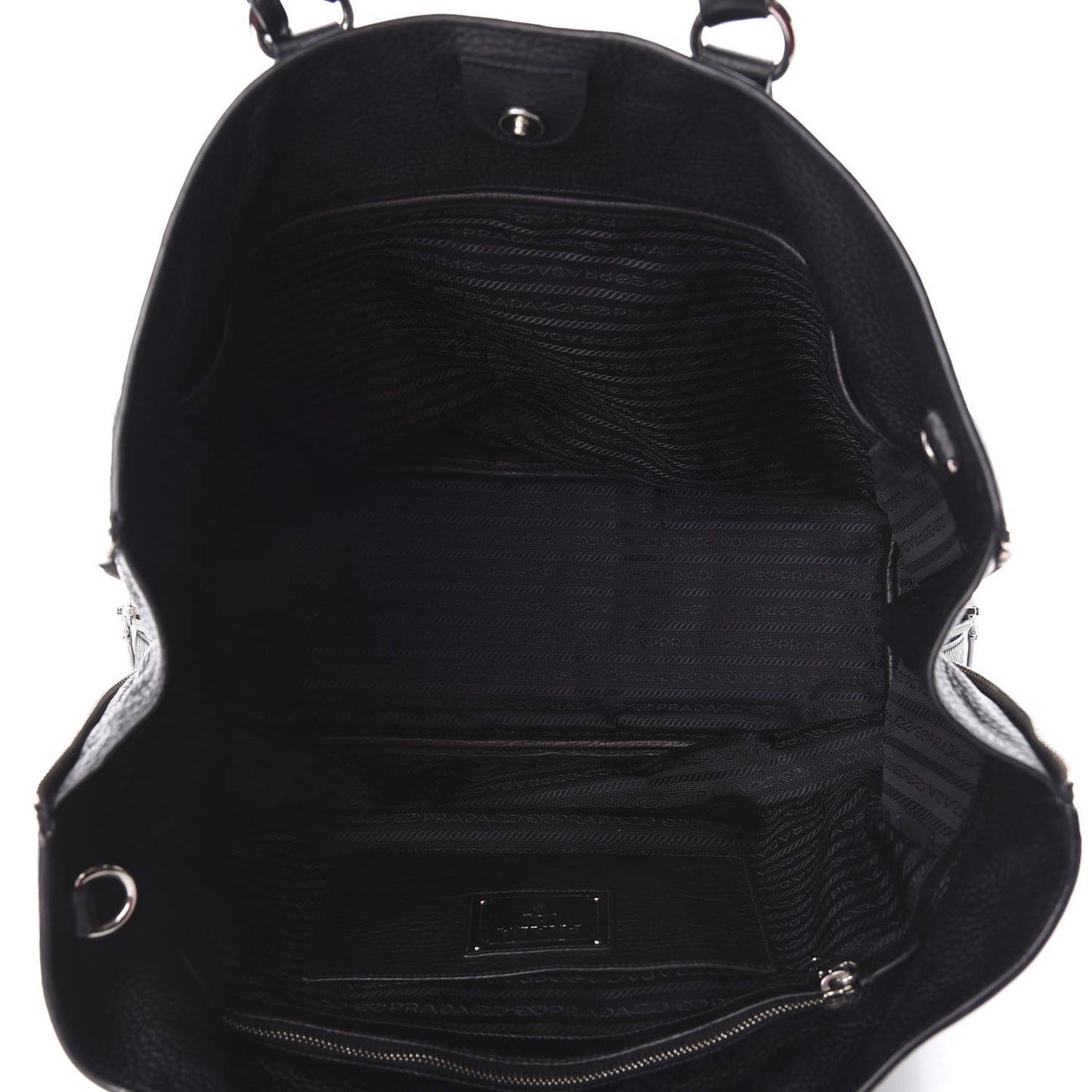 Vitello Phenix Tote Black